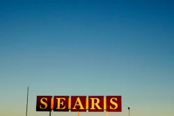 In this Oct. 16, 2018, file photo a sign for a Sears appliance outlet store is displayed in Kansas City, Mo. Since filing for Chapter 11 bankruptcy, Sears Holdings Corp. has been trying to convince suppliers to keep shipping it merchandise by touting the $300 million in financing it has secured so that its business can continue operating through the holidays. But a growing number of manufacturers who themselves got hurt or watched others get burned by Toys R Us’ quick demise are still nervous.