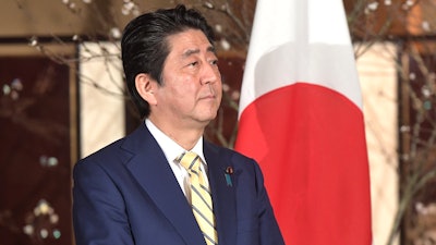 Shinzo Abe, Japan's president.