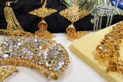 This Sept. 20, 2018, photo provided by the Center for Environmental Health (CEH) in Oakland, Calif., shows jewelry items loaded with the toxic metal cadmium they bought from the shelves of national retailers, at the center in Oakland. Testing shows jewelry loaded with the toxic metal cadmium is on the shelves of national retailers including Ross, Nordstrom Rack and Papaya. Testing done for CEH showed some jewelry sold with women's apparel was nearly pure cadmium. Extended exposure to cadmium can cause cancer and reproductive harm.