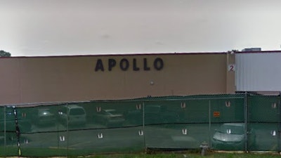 Image outside of Apollo Industries taken April 2016.