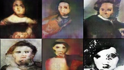When fed portraits from the last five centuries, an AI generative model can spit out deformed faces.