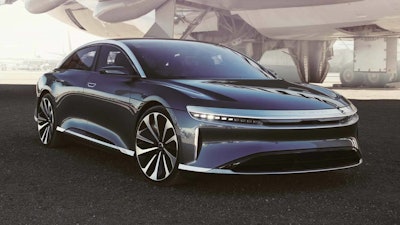 The Lucid Air electric car.
