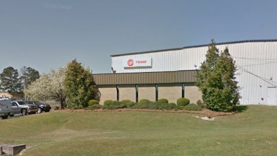 Image from outside of the Trane facility in Georgia taken in March 2016.