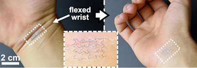 Purdue University researchers have created wearable electronic devices that someone can easily attach to their skin. They can be used to monitor physical activity and alert a wearer about possible health risks in real time.