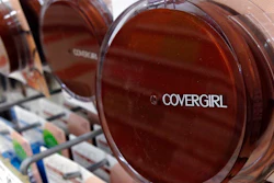 In this July 9, 2015, file photo, a Covergirl makeup product hangs on a display at a store, in Haverhill, Mass. CEO Camillo Pane at the cosmetics company Coty, that owns Covergirl and other brands, is leaving the company less than a week revealing supply chain problems that sent revenue plunging.