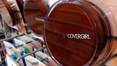 In this July 9, 2015, file photo, a Covergirl makeup product hangs on a display at a store, in Haverhill, Mass. CEO Camillo Pane at the cosmetics company Coty, that owns Covergirl and other brands, is leaving the company less than a week revealing supply chain problems that sent revenue plunging.