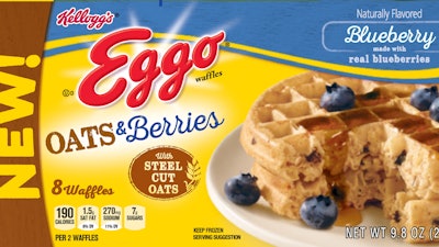 Eggo Oats Blueberry