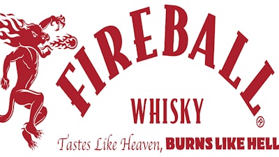 Fireball Whisky Logo Tagline Pms