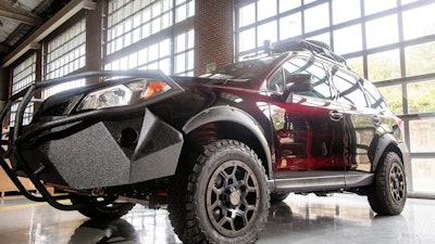 The Halo Project car can collect data about driving and navigating in rugged terrain.