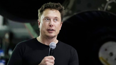 Elon Musk, CEO of Tesla.