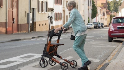 Fall prevention is an important issue in the health care of the elderly.
