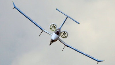 An experimental electric aircraft for two passengers.