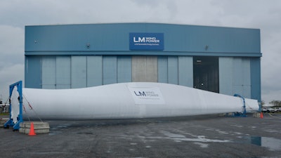 LM Wind Power's new facility on the NASA Michoud campus outside of New Orleans, Louisiana.