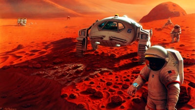 Once people get there, Mars will be contaminated with Earth life.