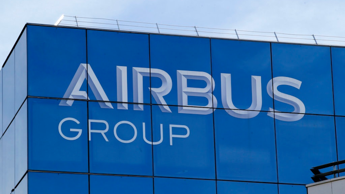 - In this May 6, 2016 file photo, the logo of the Airbus Group is pictured in Suresnes, outside Paris. Shares in Airbus are sinking on a report in Le Monde that the U.S. Department of Justice has opened an official investigation into alleged fraud by the European planemaker. Authorities in Britain and France were already investigating alleged fraud and bribery related to Airbus' use of outside consultants in commercial plane sales.