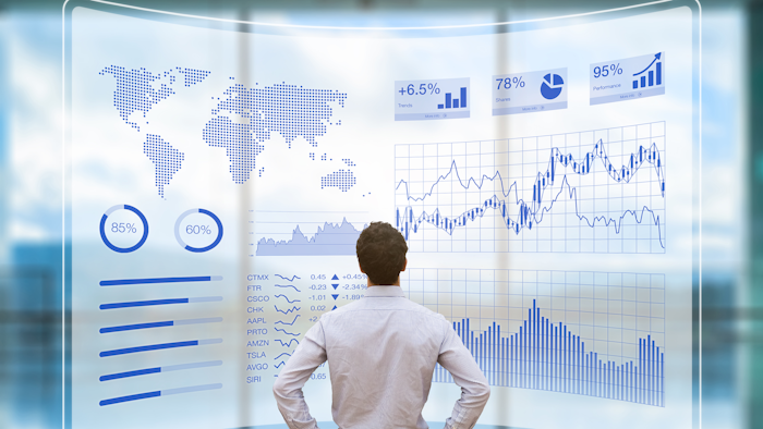 Person Using Futuristic Hud Interface, Kpi And Bi, Technology, Data 640026090 4500x3000