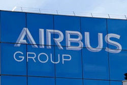 - In this May 6, 2016 file photo, the logo of the Airbus Group is pictured in Suresnes, outside Paris. Shares in Airbus are sinking on a report in Le Monde that the U.S. Department of Justice has opened an official investigation into alleged fraud by the European planemaker. Authorities in Britain and France were already investigating alleged fraud and bribery related to Airbus' use of outside consultants in commercial plane sales.