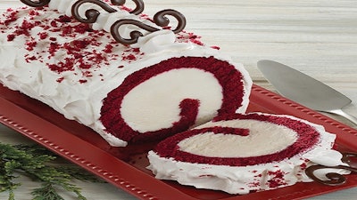 Baskin Robbins Red Velvet Roll Cake