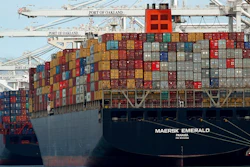 In this Thursday, July 12, 2018, file photo, the container ship Maersk Emerald is unloaded at the Port of Oakland, Calif. China has announced a 90-day suspension of tariff hikes on $126 billion of U.S. cars, trucks and auto parts following its cease-fire in a trade battle with Washington that threatens global economic growth.