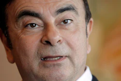 In this file photo, then Nissan Chairman Carlos Ghosn speaks during an interview in Hong Kong. Japan's court has denied the prosecutor's request to extend detention of ex-Nissan chair Carlos Ghosn.