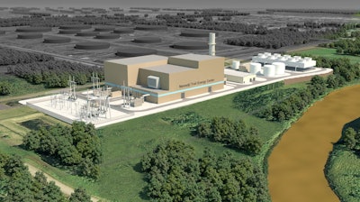A rendering of the proposed Nemadji Trail Energy Center in Superior, Wisconsin.