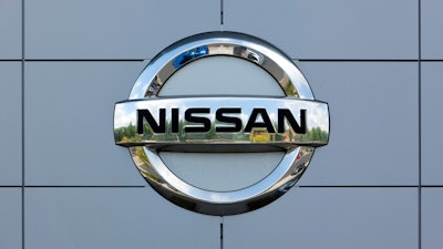 Nissan Logo On Wall Of Car Dealer's Building 458097575 2075x1448