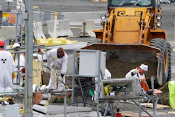 In this March 6, 2013 file photo, workers are shown at the 'C' Tank Farm at the Hanford Nuclear Reservation, near Richland, Wash. Conservation groups are alarmed by the Trump administration's proposal to rename some radioactive waste left from the production of nuclear weapons to make it cheaper and easier to achieve permanent disposal. The U.S. Department of Energy is considering a change in its legal definition of high-level radioactive waste, which is stored at places like the Hanford.