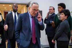 Senate Minority Leader Chuck Schumer, D-N.Y., leaves a closed-door security briefing by CIA Director Gina Haspel on the slaying of Saudi journalist Jamal Khashoggi and the involvement of the Saudi crown prince, Mohammed bin Salman, at the Capitol in Washington, Tuesday, Dec. 4, 2018.
