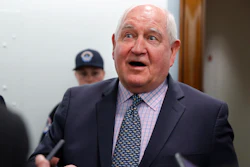 In this file photo, Agriculture Secretary Sonny Perdue speaks with reporters on Capitol Hill in Washington. The Trump administration is setting out to accomplish what this year’s farm bill didn’t: Tighten work requirements for millions of Americans who receive federal food assistance.