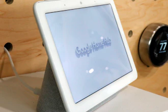 In this Oct. 9, 2018, file photo a Google Home Hub is displayed in New York. Technology companies are pushing the “smart home,” selling appliances and gadgets that offer internet-connected conveniences you didn’t know you needed.
