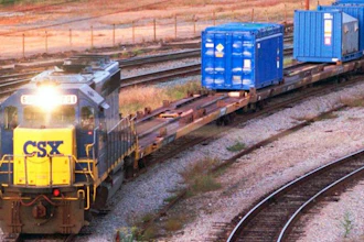 In this Sept. 29, 1994 file photo, a CSX Train with spent nuclear fuel passes through Florence, S.C., on its way to Savannah River Site Weapons Complex near Aiken S.C. Nevada is suing the federal government in a bid to stop plans to ship plutonium from South Carolina to a former U.S. nuclear proving ground north of Las Vegas. Outgoing Republican Gov. Brian Sandoval on Tuesday, Dec. 4, 2018, is again vowing that the state will fight the Department of Energy plan to store radioactive bomb-making material at the Nevada Nuclear Security Site.