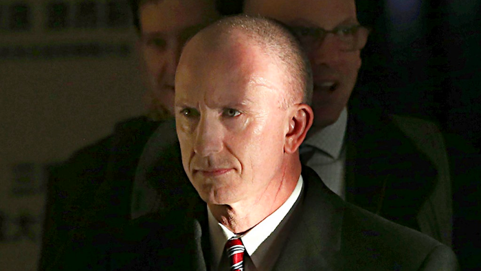 Deputy U.S. trade representative, Jeffrey D. Gerrish who is leading a U.S. trade delegation leaves from a hotel for a second day of meetings with Chinese officials in Beijing, China, Tuesday, Jan. 8, 2019. Facing a March deadline, talks aimed at ending a trade war between China and the U.S. are underway, with the world's two biggest economies expressing optimism over the potential for progress but neither indicating its stance has changed.