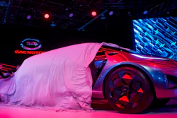 The GAC Entranze concept electric vehicle is unveiled at the North American International Auto Show, Monday, Jan. 14, 2019, in Detroit, Mich.