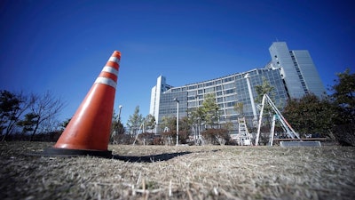 Tokyo Detention Center, where former Nissan chairman Carlos Ghosn is detained, is seen in Tokyo Friday, Jan. 11, 2019. Ghosn has recovered from a fever, his lawyer Motonari Ohtsuru said Friday as the 64-year-old executive's latest detention period was set to expire.