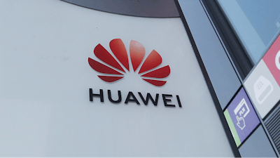 The Huawei logo displayed at the main office of Chinese tech giant Huawei in Warsaw, Poland, on Friday, Jan. 11, 2019. Poland's Internal Security Agency has charged a Chinese manager at Huawei in Poland and one of its own former officers with espionage against Poland on behalf of China.