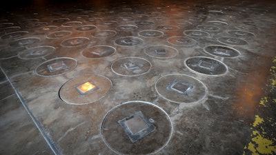 In this Nov. 20, 2013 file photo, radioactive waste sealed in large stainless steel canisters is stored under five feet of concrete in a storage building at the Savannah River Site near Aiken, S.C. Nevada and South Carolina are jostling for a home-field advantage of sorts in a federal court battle that could result in a metric ton of weapons-grade plutonium being stored 70 miles from Las Vegas.