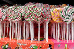 Approximately five percent of German-made sweets is exported to the United Kingdom.