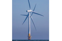 Crossed Rotor Blades Of Offshore Windfarm Turbines 815069854 3275x4912