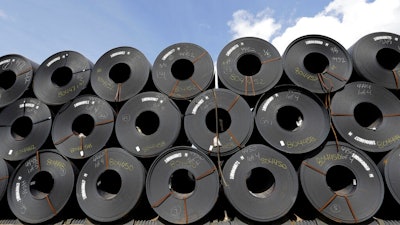 In this June 5, 2018, file photo, rolls of steel are shown in Baytown, Texas. Despite President Donald Trump's tough talk on trade, his administration has granted hundreds of companies permission to import millions of tons of steel made in China, Japan and other countries without paying the hefty tariff he put in place to protect U.S. manufacturers and jobs, according to an Associated Press analysis.
