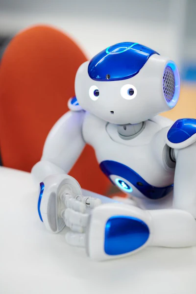 Edge Hill University's Robbie the Robot.