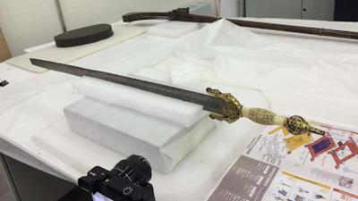 The sword has been digitalized in the workshops of the Toledo Army Museum (MUSEJE).
