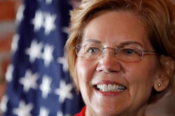 2020 Democratic presidential candidate Sen. Elizabeth Warren speaks to local residents during an organizing event, Friday, March 1, 2019, in Dubuque, Iowa.