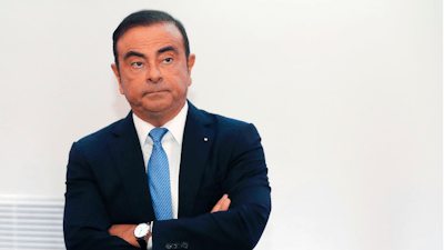 Former Nissan chair, Carlos Ghosn.