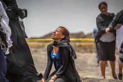 Ethiopian relatives of crash victims mourn and grieve at the scene where the Ethiopian Airlines Boeing 737 Max 8 crashed shortly after takeoff on Sunday killing all 157 on board, near Bishoftu, south-east of Addis Ababa, in Ethiopia Thursday, March 14, 2019. The French air accident investigation authority said Thursday that it will handle the analysis of the black boxes retrieved from the crash site and they have already arrived in France but gave no time frame on how long the analysis could take.