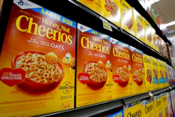 In this Aug. 8, 2018, file photo boxes of General Mills Honey Nut Cheerios cereal sit on display in a market in Pittsburgh. General Mills Inc. reports financial results Wednesday, March 20, 2019.