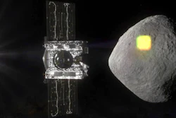 This artist's rendering made available by NASA in July 2016 shows the mapping of the near-Earth asteroid Bennu by the OSIRIS-REx spacecraft. Scientists had thought the asteroid Bennu had wide, open areas to scoop up dirt and gravel. But on Tuesday, March 19, 2019, NASA announced the probe hasn’t found any big spots for sampling.