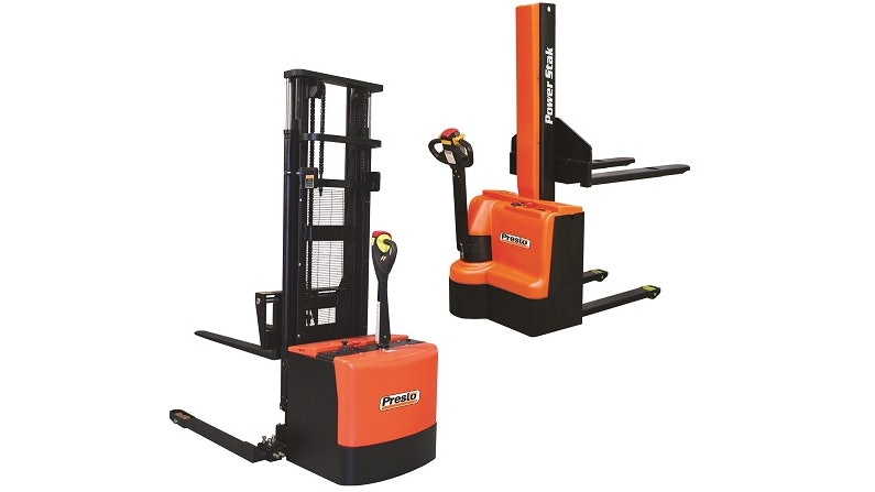 Stacker Line Features Powered Lift and Drive From: Presto Lifts ...