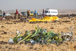 Wreckage Ethiopian Airlines Crash Ap