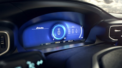 The new Ford Explorer's Mindful Mode strips all information from the display except current speed.