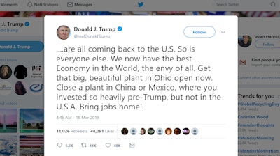Trump Tweet